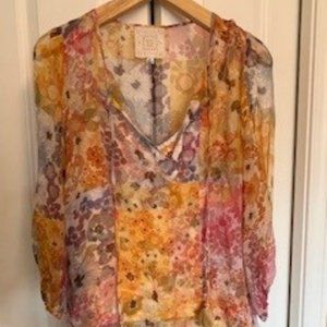 Johnny Was Women's Silk Blouse